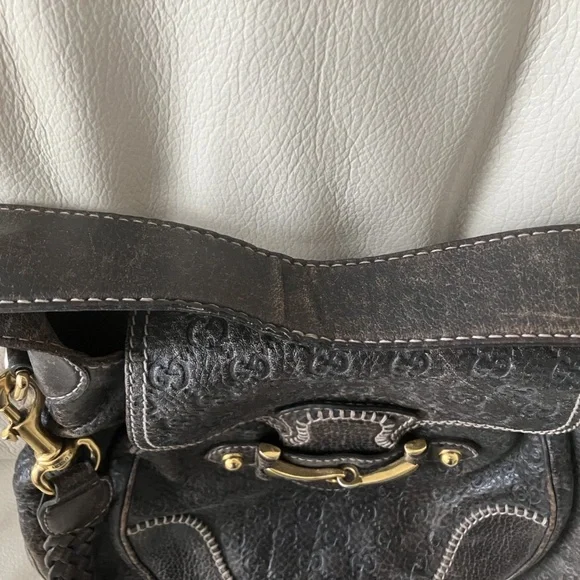 Gucci Pelham Hobo Crossbody Guccissima - Picture 7 of 9